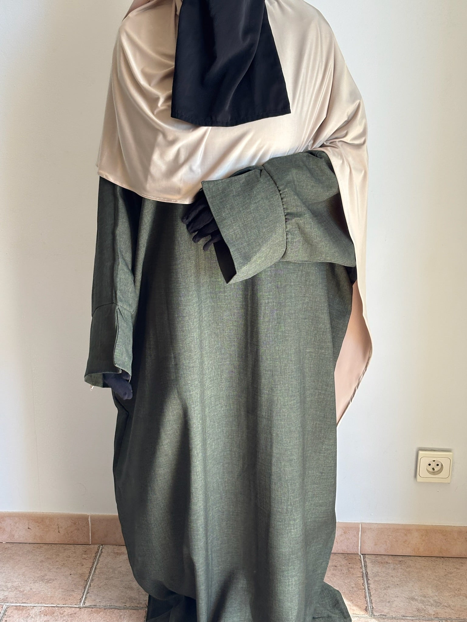 Abaya Effet Lin