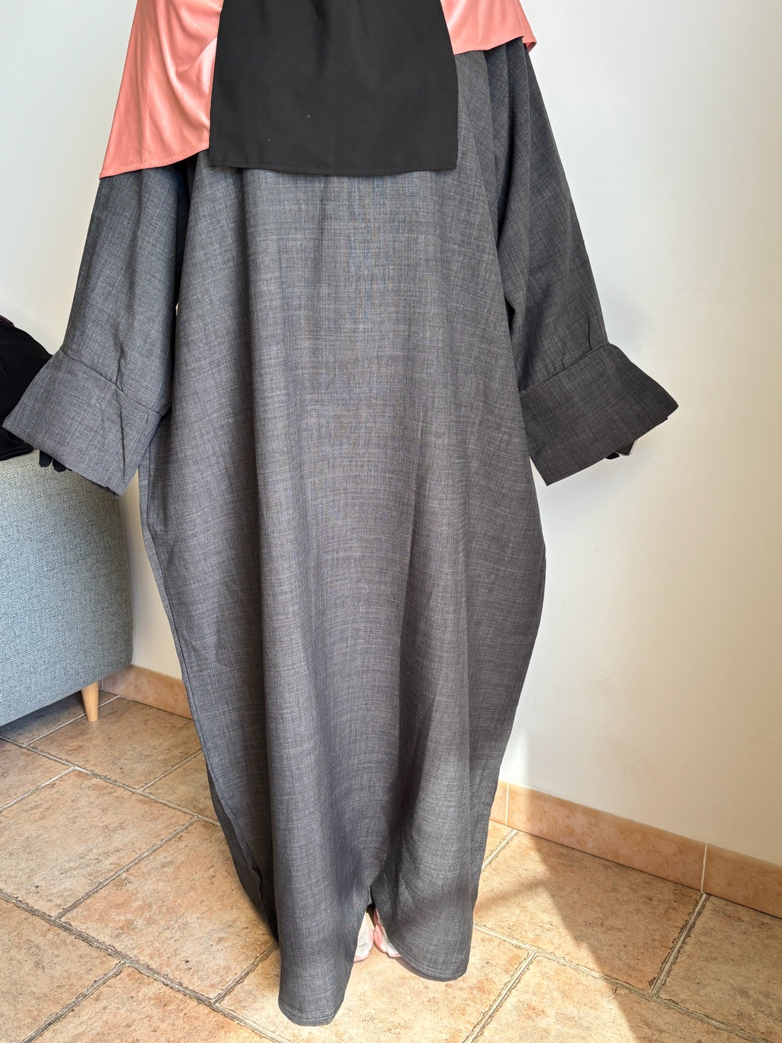 Abaya Effet Lin