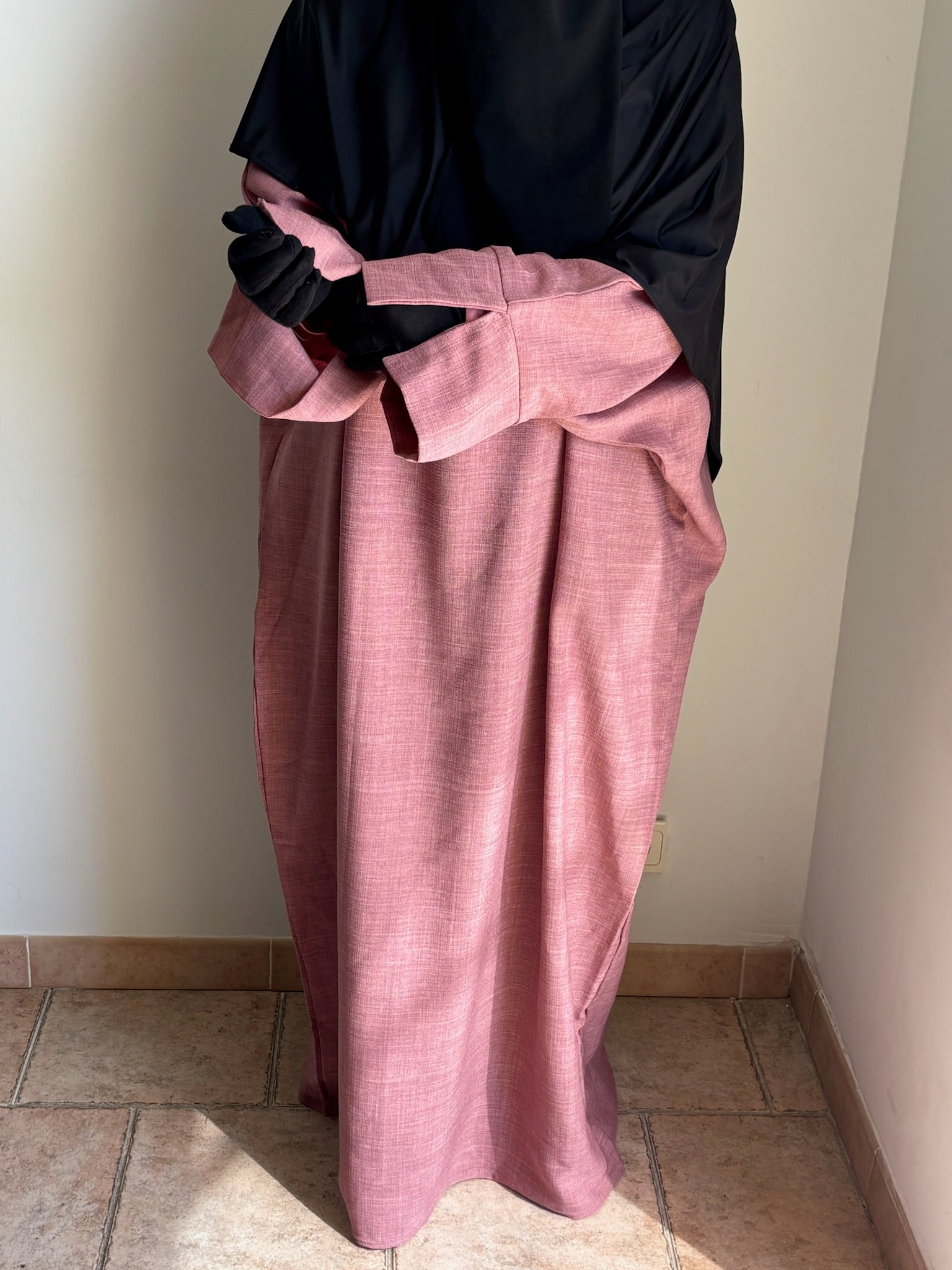 Abaya Effet Lin
