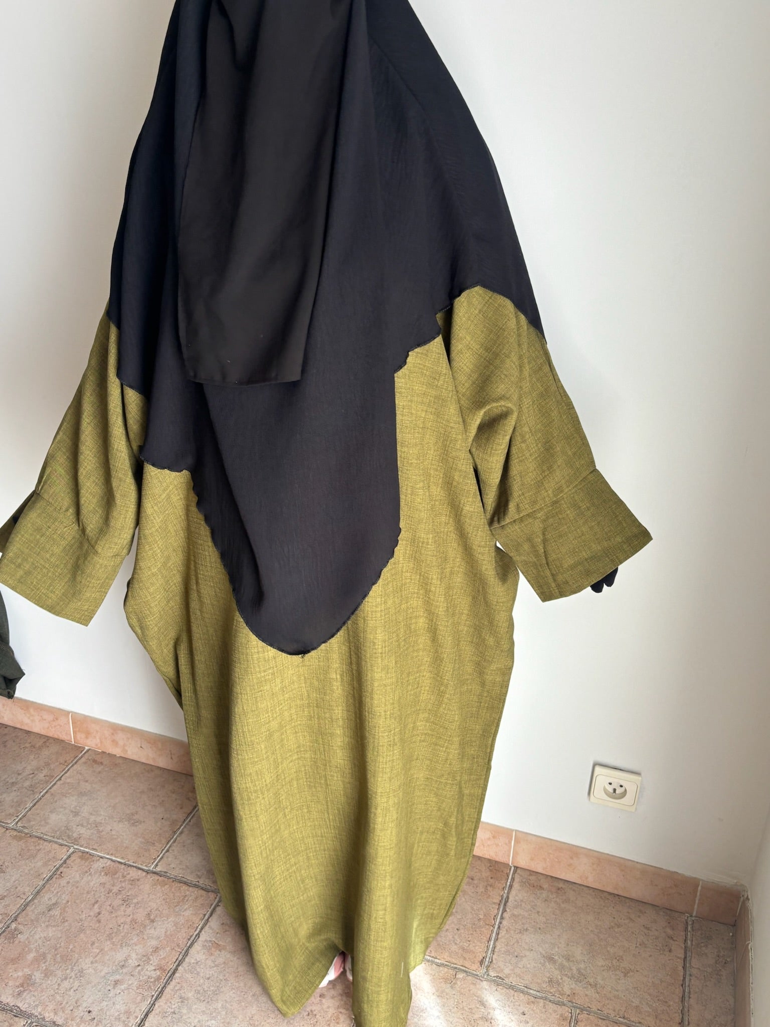Abaya Effet Lin