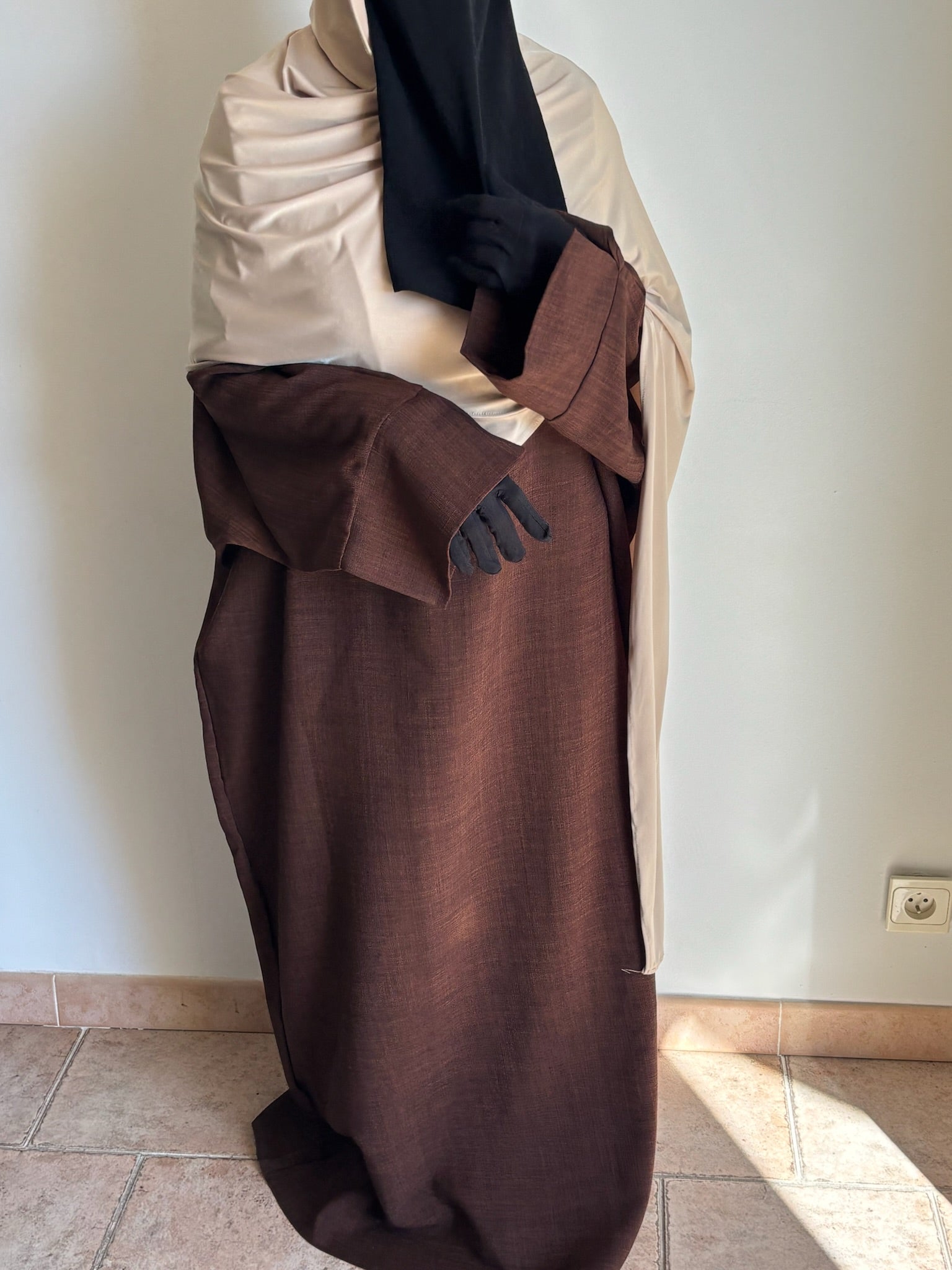 Abaya Effet Lin