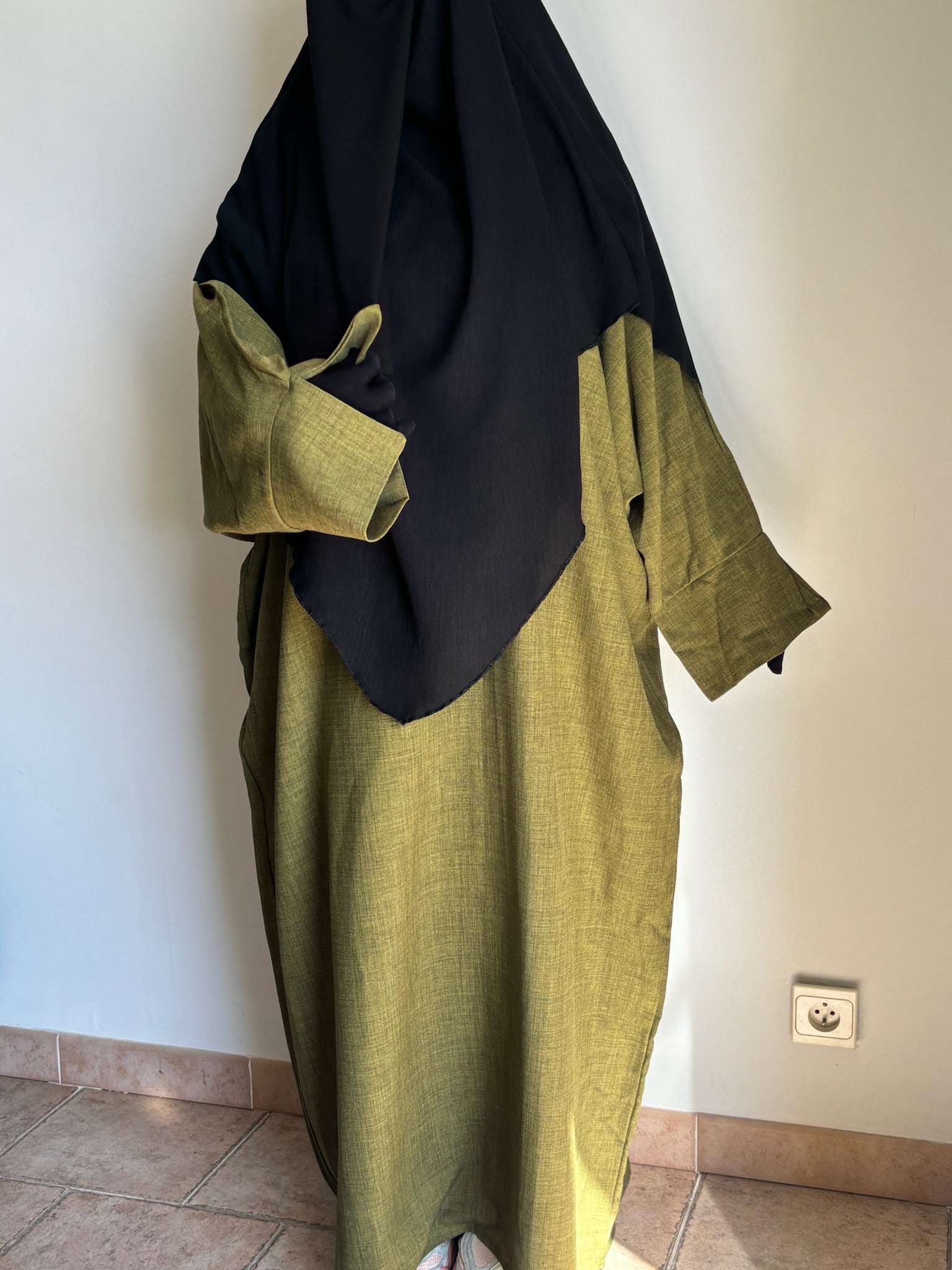 Abaya Effet Lin
